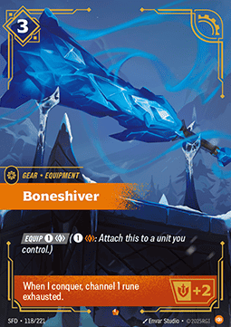 Boneshiver SFD-118 Epic Near Mint Englisch Foil