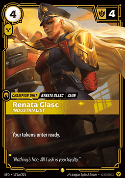 Renata Glasc, Industrialist SFD-171a Showcase Near Mint Englisch Foil