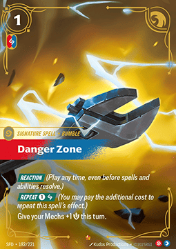 Danger Zone SFD-182 Epic Near Mint Englisch Foil