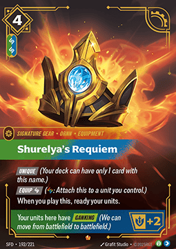 Shurelya's Requiem SFD-192 Epic Near Mint Englisch Foil