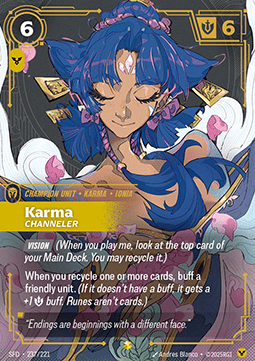 Karma, Channeler SFD-237 Showcase Near Mint Englisch Foil