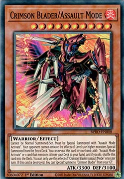 Blutroter Klingenkämpfer/Angriffsmodus BPRO-008 Super Rare Near Mint Deutsch 1. Auflage