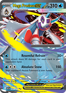 Mega Frosdedje ex ASC-047 Double Rare Excellent Deutsch