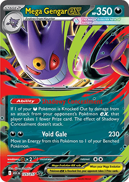 Mega Gengar ex ASC-125 Double Rare Near Mint Deutsch