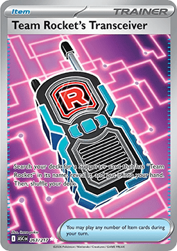 Team Rockets Transceiver ASC-263 Ultra Rare Near Mint Deutsch