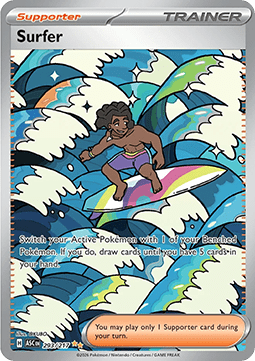 Surfer ASC-293 Special Illustration Rare Near Mint Englisch