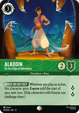 Aladdin - Am Rande des Abenteuers (V.2) 11WSP-211 Epic Near Mint Deutsch Foil