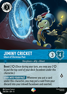 Jiminy Grille - Geist der vergangenen Weihnacht (V.2) 11WSP-218 Epic Near Mint Deutsch Foil