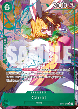 Carrot (EB03-013) (V.2) EB03 Alternate Art Near Mint Englisch