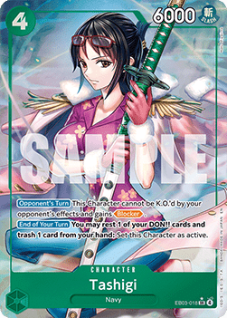 Tashigi (EB03-018) (V.2) EB03 Alternate Art Near Mint Englisch
