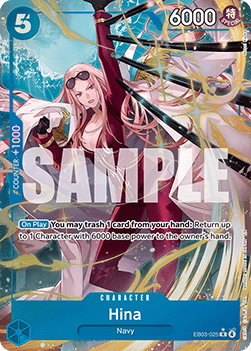 Hina (EB03-025) (V.2) EB03 Alternate Art Near Mint Englisch