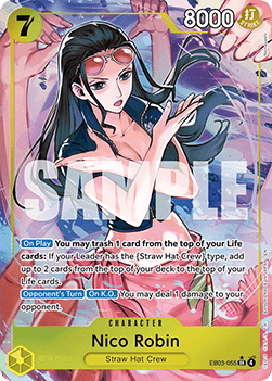 Nico Robin (EB03-055) (V.2) EB03 Alternate Art Near Mint Englisch