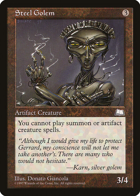 Steel Golem WTH- Uncommon Good Englisch