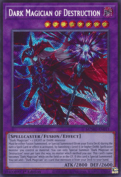 Dark Magician of Destruction (V.1) MZMU-EN011 Secret Rare Near Mint Englisch 1. Auflage