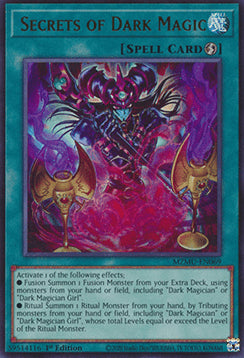 Secrets of Dark Magic MZMU-EN069 Ultra Rare Excellent Englisch 1. Auflage