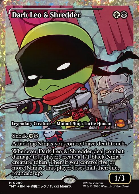 Dark Leo & Shredder (V.3) XTMT-299 Mythic Near Mint Englisch Foil