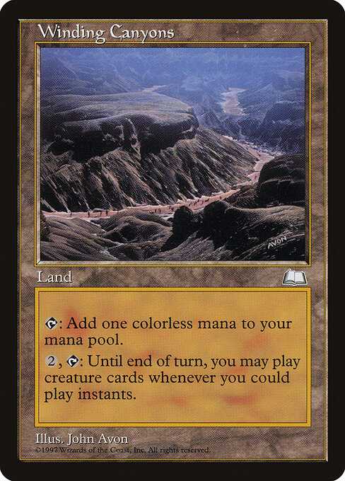 Winding Canyons WTH- Rare Played Englisch