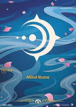 Mind Rune SFDX-R03b Showcase Near Mint Englisch Foil