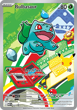 Bulbasaur MEP-037 Promo Near Mint Englisch