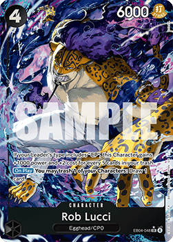 Rob Lucci (EB04-048) (V.2) OP15 Alternate Art Near Mint Englisch
