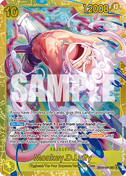 Monkey.D.Luffy (EB04-061) (V.1) OP15 Secret Rare Near Mint Englisch