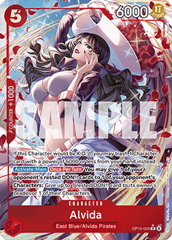 Alvida (OP15-003) (V.2) OP15 Alternate Art Near Mint Englisch