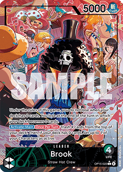 Brook (OP15-022) (V.2) OP15 Alternate Art Near Mint Englisch