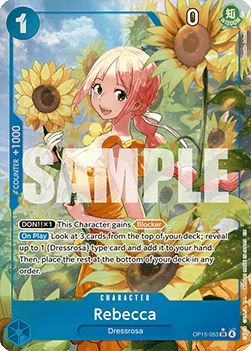 Rebecca (OP15-053) (V.2) OP15 Alternate Art Near Mint Englisch
