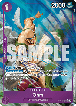 Ohm (OP15-061) (V.2) OP15 Alternate Art Near Mint Englisch