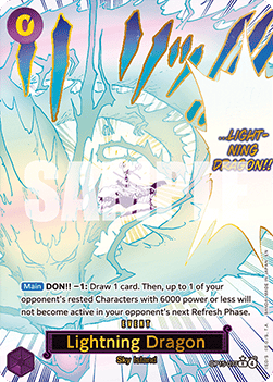 Lightning Dragon (OP15-077) (V.2) OP15 Alternate Art Good Englisch