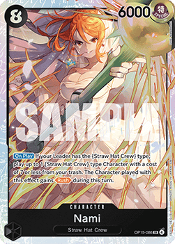 Nami (OP15-086) (V.1) OP15 Super Rare Near Mint Englisch