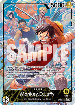Monkey.D.Luffy (OP15-098) (V.2) OP15 Alternate Art Near Mint Englisch