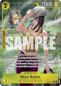 Nico Robin (OP15-109) (V.2) OP15 Alternate Art Excellent Englisch