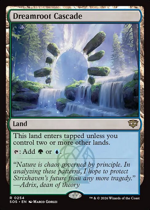 Dreamroot Cascade SOS-254 Rare Near Mint Englisch Foil