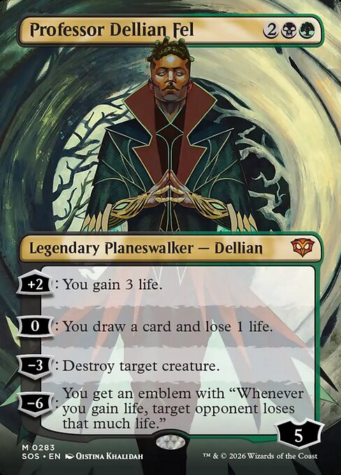 Professor Dellian Fel XSOS-283 Mythic Near Mint Englisch