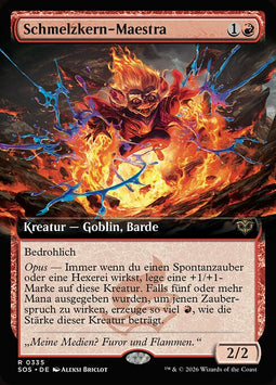 Schmelzkern-Maestra XSOS-335 Rare Near Mint Deutsch Foil