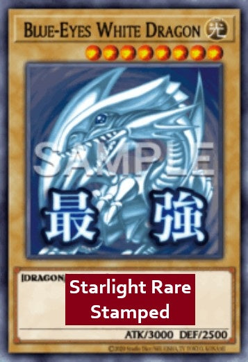 Blauäugiger w. Drache (V.2) RA05-085 Starlight Rare Near Mint Deutsch 1. Auflage