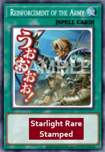 Reinforcement of the Army (V.2) RA05-EN113 Starlight Rare Near Mint Englisch 1. Auflage