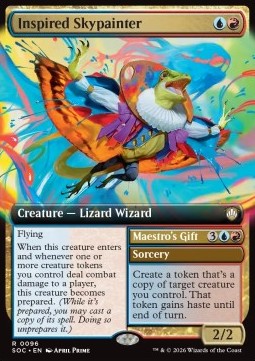 Inspired Skypainter // Maestro's Gift XSOC-96 Rare Near Mint Deutsch
