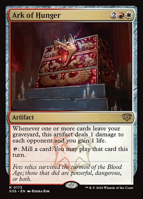 Ark of Hunger SOS-173 Rare Near Mint Englisch Foil
