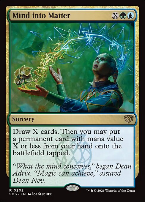Mind into Matter SOS-202 Rare Near Mint Englisch Foil