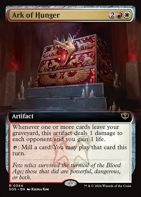 Ark of Hunger XSOS-344 Rare Near Mint Englisch Foil