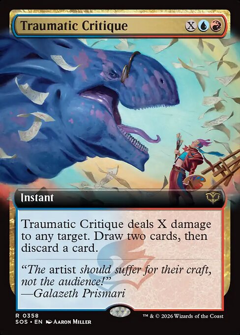 Traumatic Critique XSOS-358 Rare Near Mint Englisch Foil