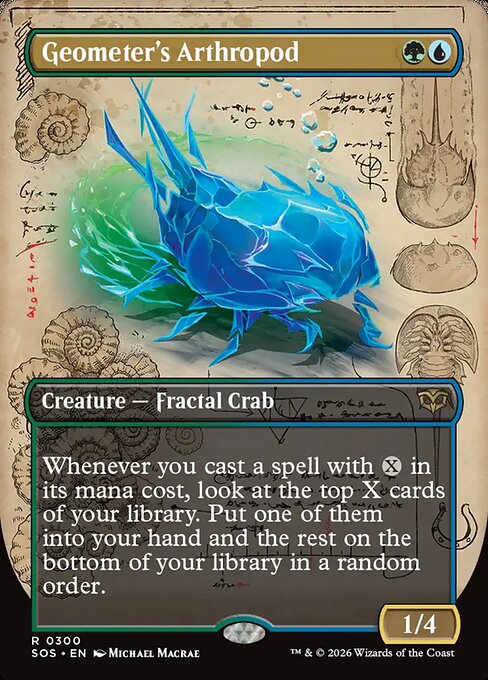 Geometer's Arthropod XSOS-300 Rare Near Mint Englisch Foil