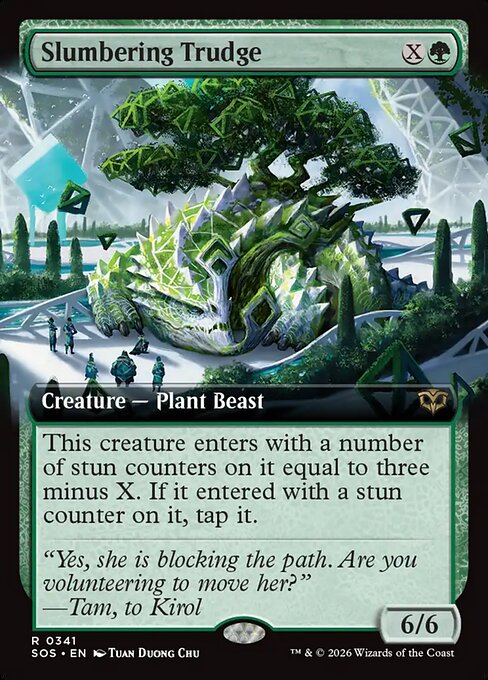 Slumbering Trudge XSOS-341 Rare Near Mint Englisch Foil