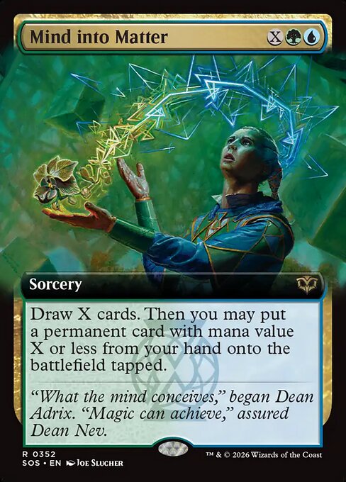 Mind into Matter XSOS-352 Rare Near Mint Englisch Foil