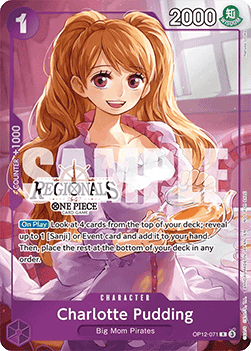 Charlotte Pudding (OP12-071) (V.1) UP Rare Near Mint Englisch