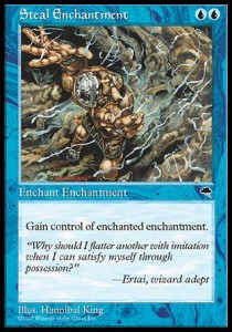 Steal Enchantment TP- Uncommon Light Played Englisch