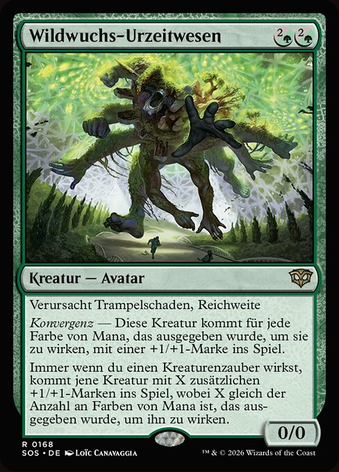 Wildwuchs-Urzeitwesen SOS-168 Rare Near Mint Deutsch Foil