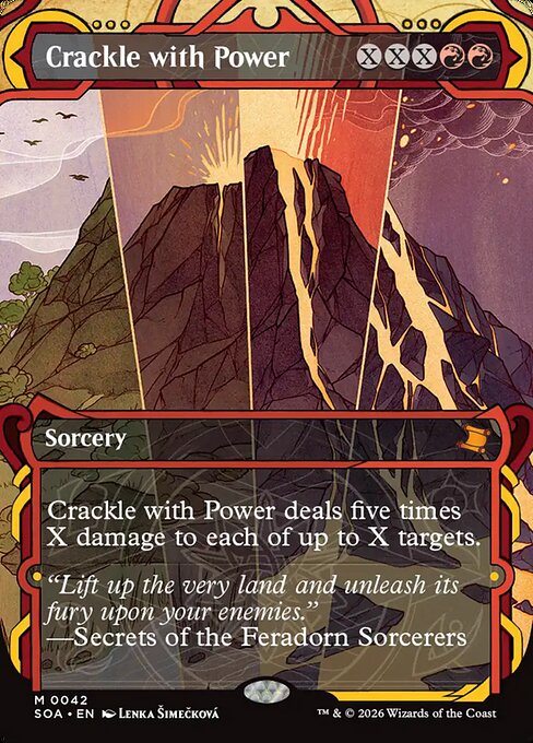 Crackle with Power (V.1) SOA-42 Mythic Near Mint Englisch Foil